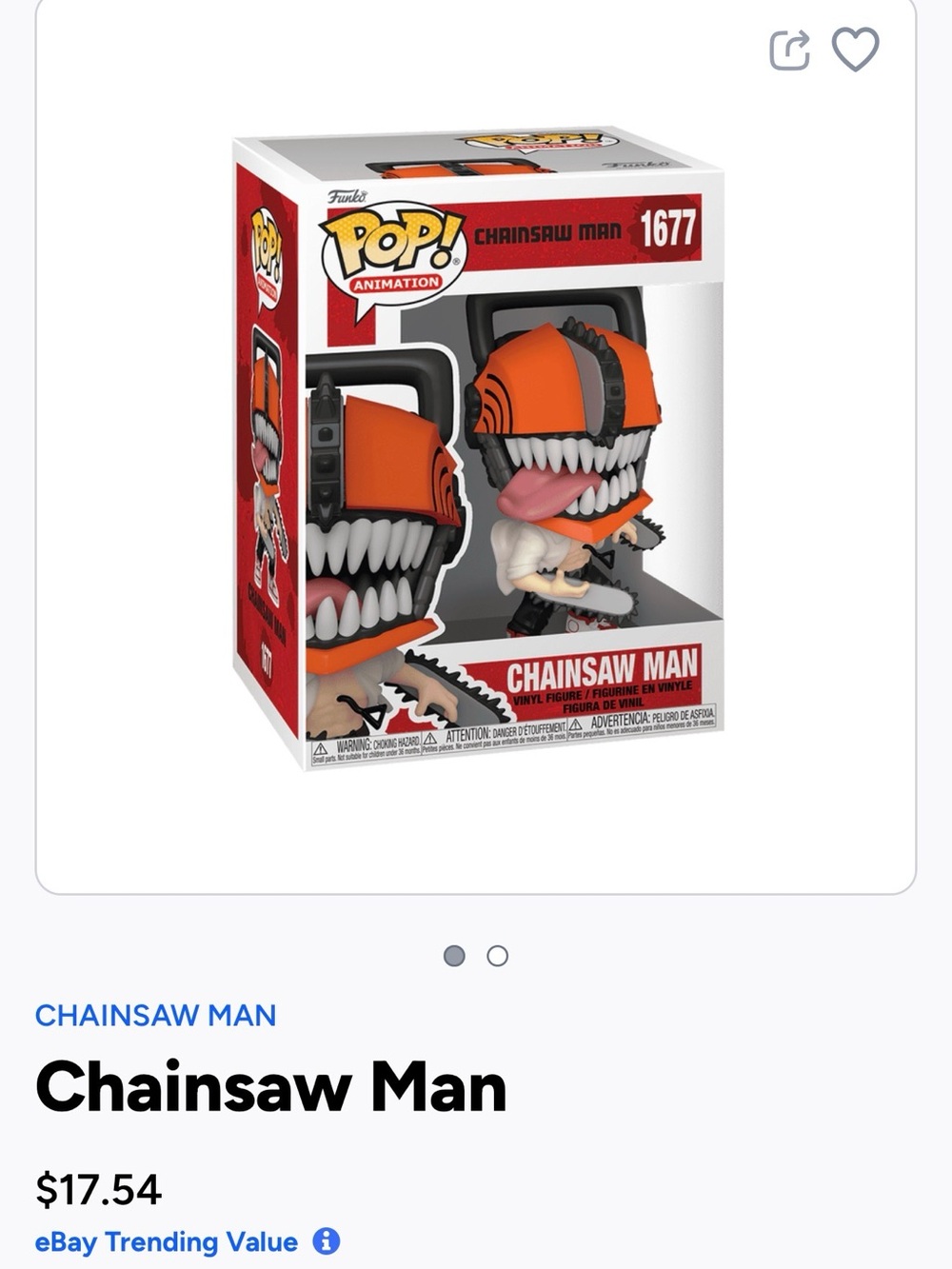 Funko Pop- Chainsaw Man- 1677